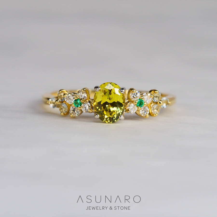 【お仕立て用】空枠番号：5275C　  リング枠　【オーダージュエリー用】