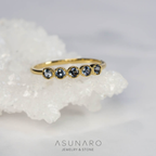 【お仕立て用】空枠番号：5746C　2mm用　リング枠　ハーフエタニティ【オーダージュエリー用】hpv