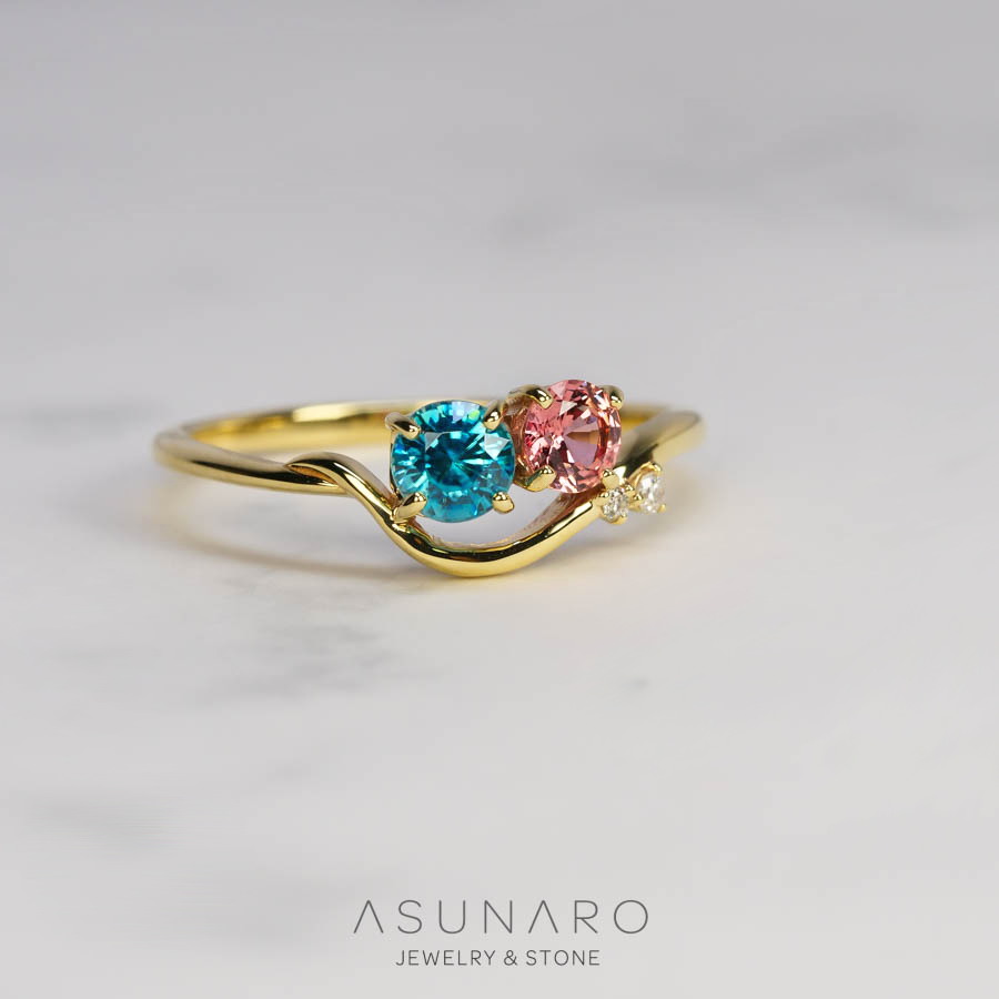 【お仕立て用】空枠番号：S89A　リング枠【オーダージュエリー用】