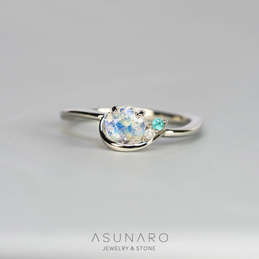 【お仕立て用】空枠番号：2132C  リング枠【オーダージュエリー用】