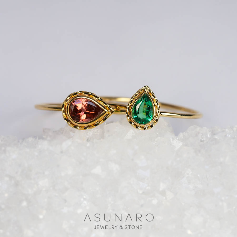 【お仕立て用】空枠番号：額縁リング　ダイヤなし　リング枠【オーダージュエリー用】