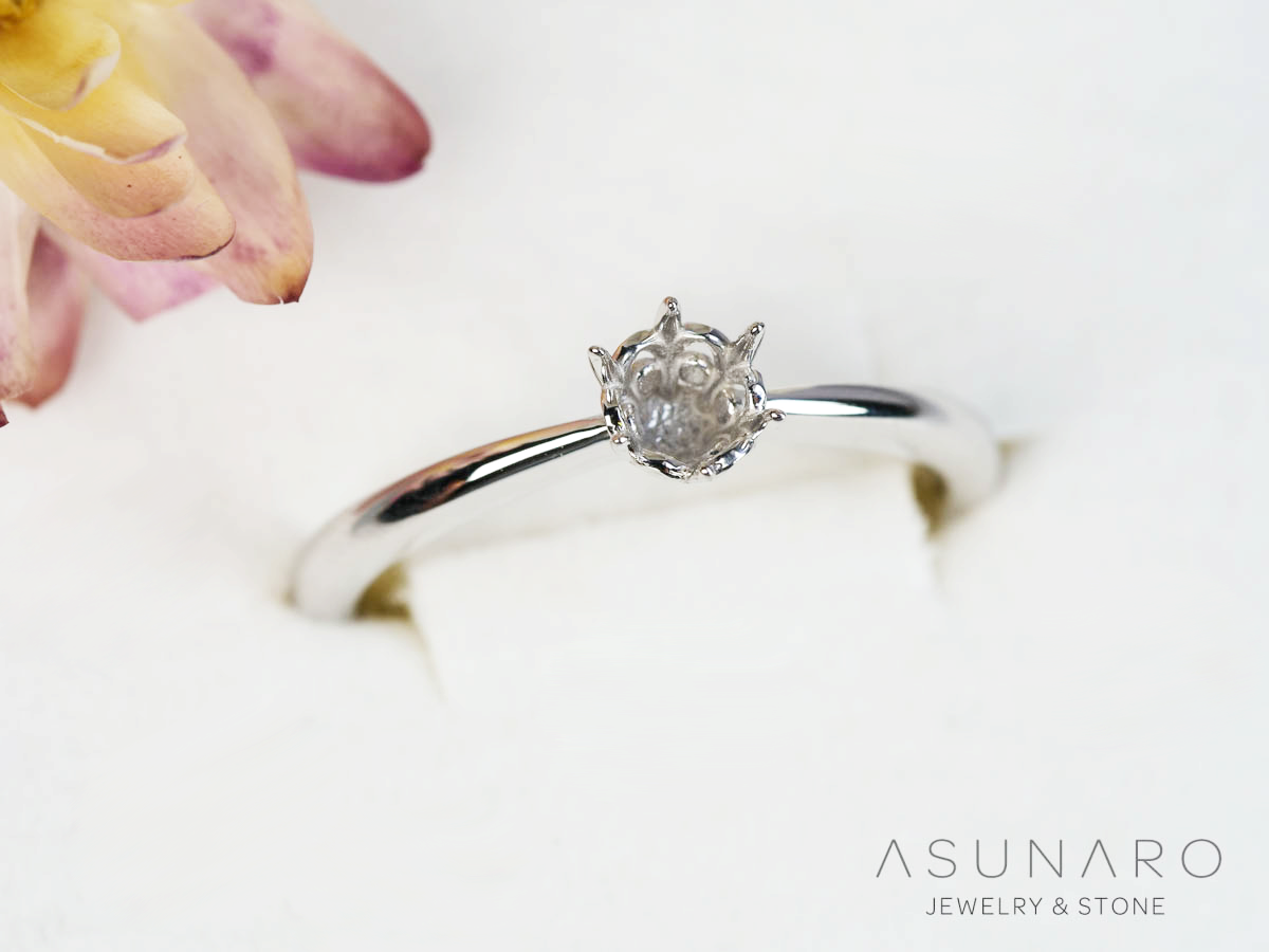 空枠リング ダイヤなし. – ASUNARO STONE