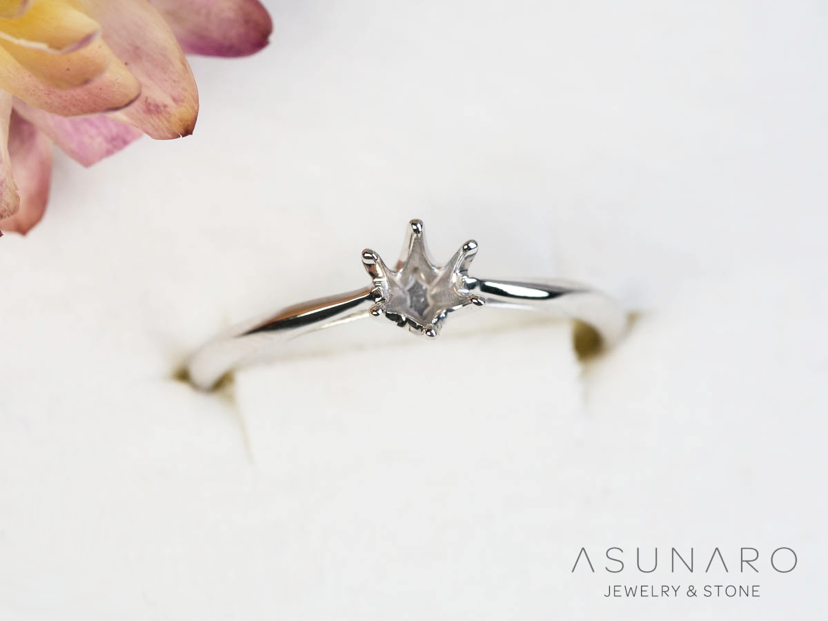 空枠リング ダイヤなし. – ASUNARO STONE