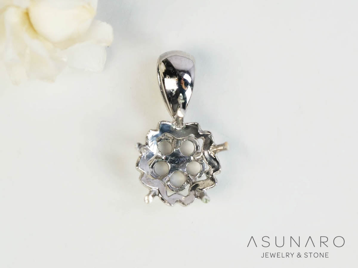 【お仕立て用】空枠番号：S312A　ペンダントトップ枠【オーダージュエリー用】