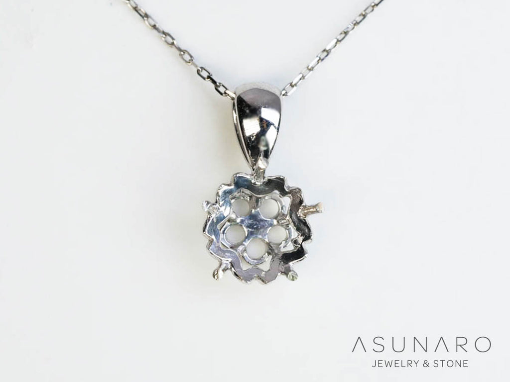 【お仕立て用】空枠番号：S312A　ペンダントトップ枠【オーダージュエリー用】