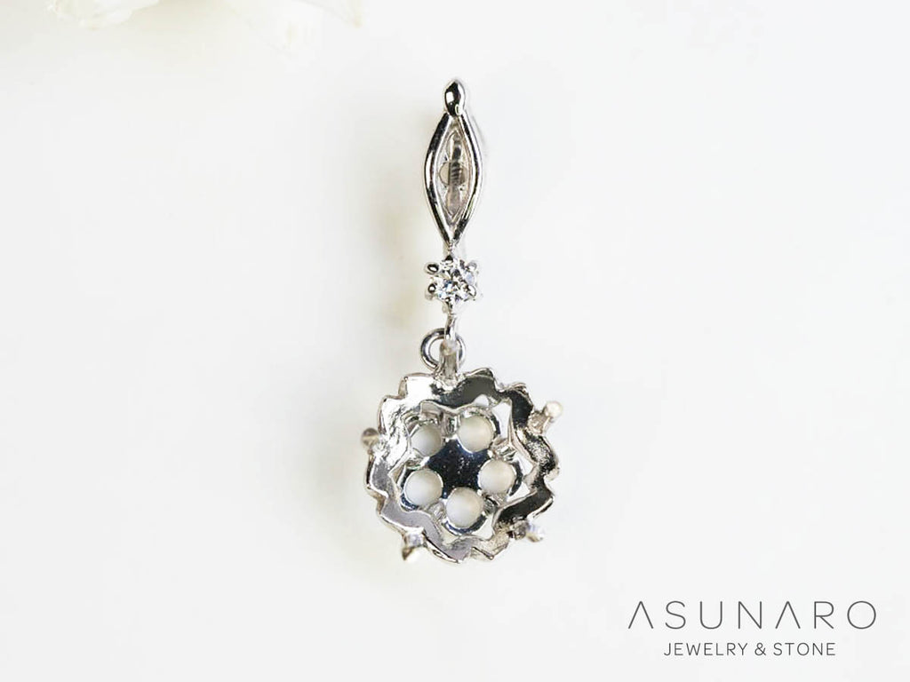 【お仕立て用】空枠番号：S311A　ペンダントトップ枠【オーダージュエリー用】