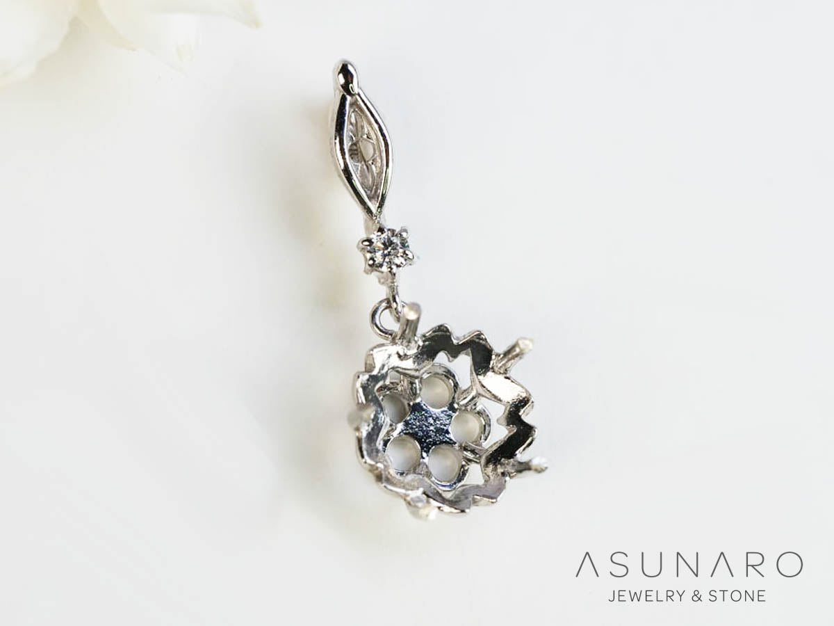 【お仕立て用】空枠番号：S311A　ペンダントトップ枠【オーダージュエリー用】