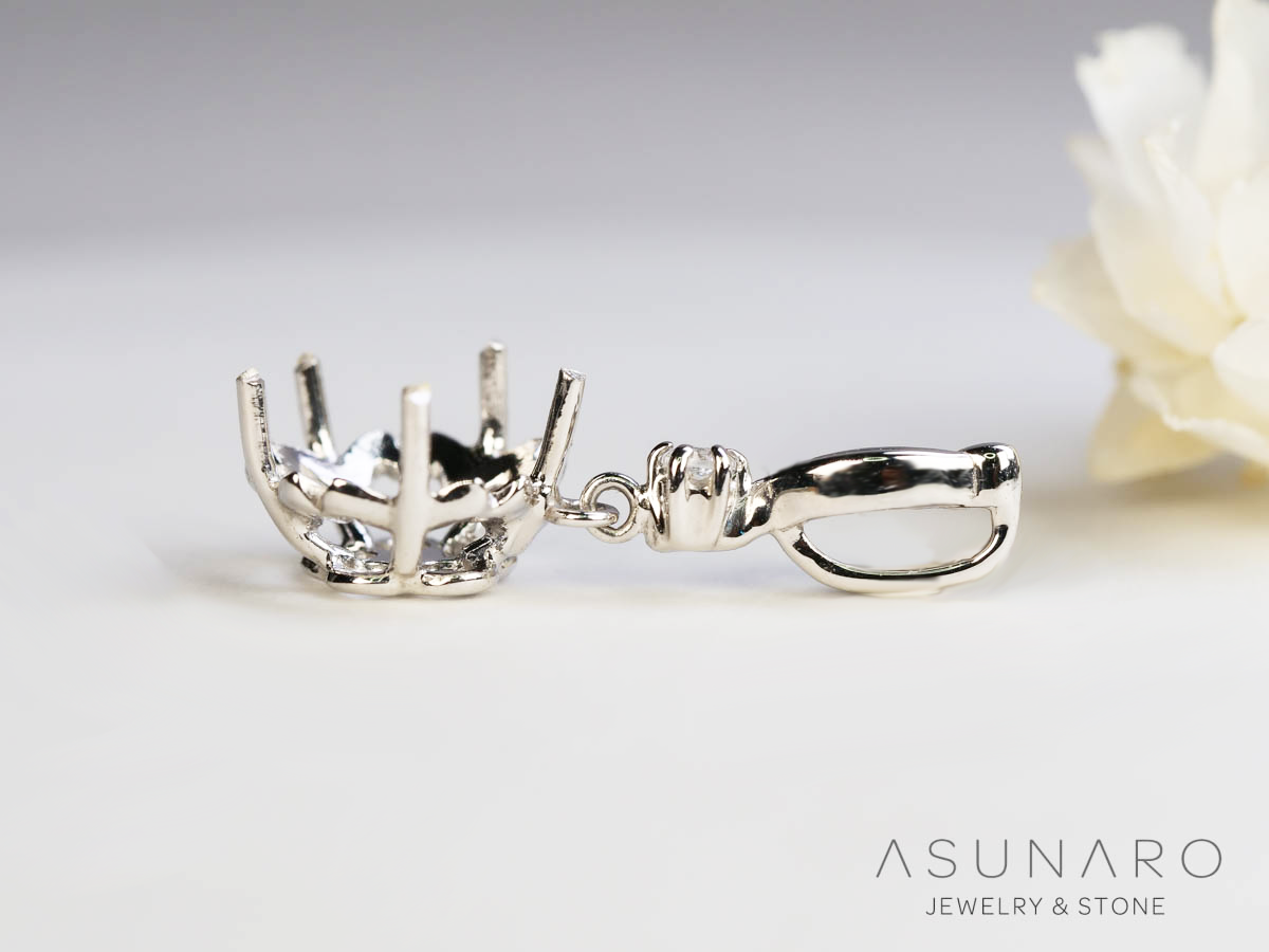 【お仕立て用】空枠番号：S311A　ペンダントトップ枠【オーダージュエリー用】