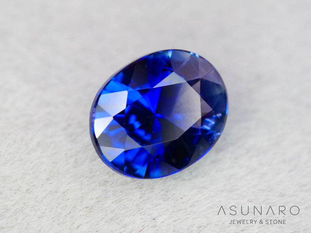 バイカラーサファイア 　ロータスリリーカット（オーバル）　 スリランカ産　0.76ct【251003-3088】