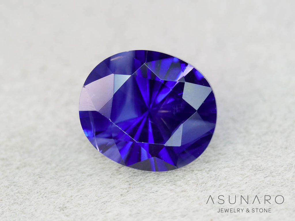 バイカラーサファイア 　ロータスリリーカット（オーバル）　 スリランカ産　1.34ct【251003-3091】