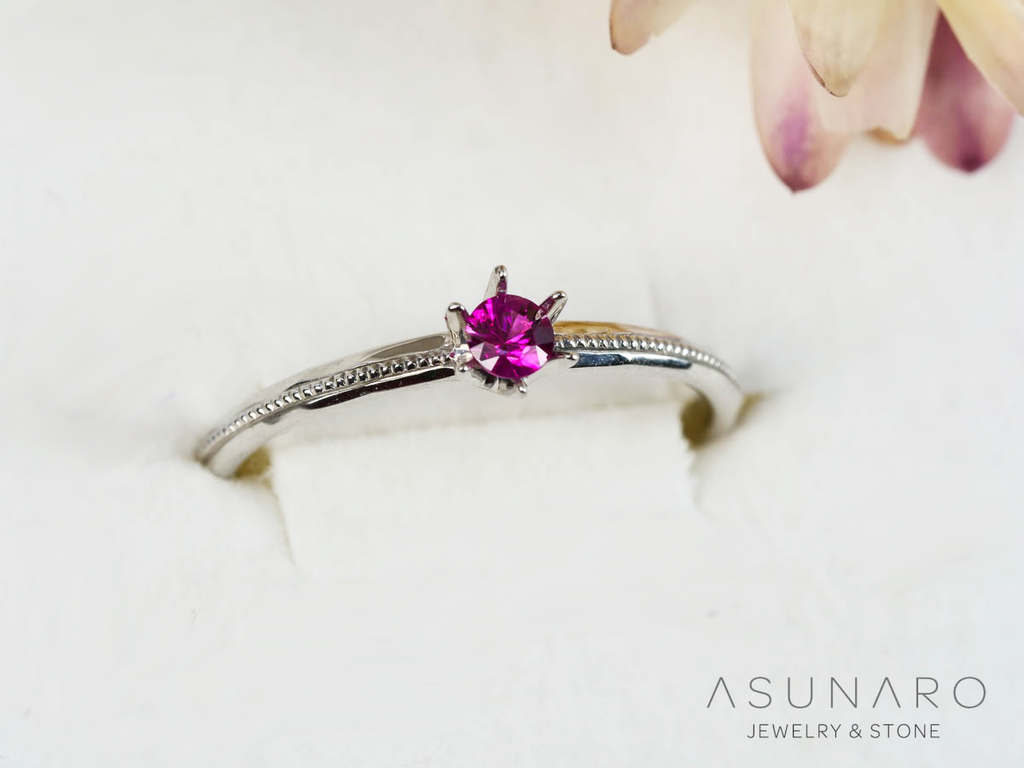 【お仕立て用】空枠番号：ASU-23　ダイヤなし　リング枠【オーダージュエリー用】