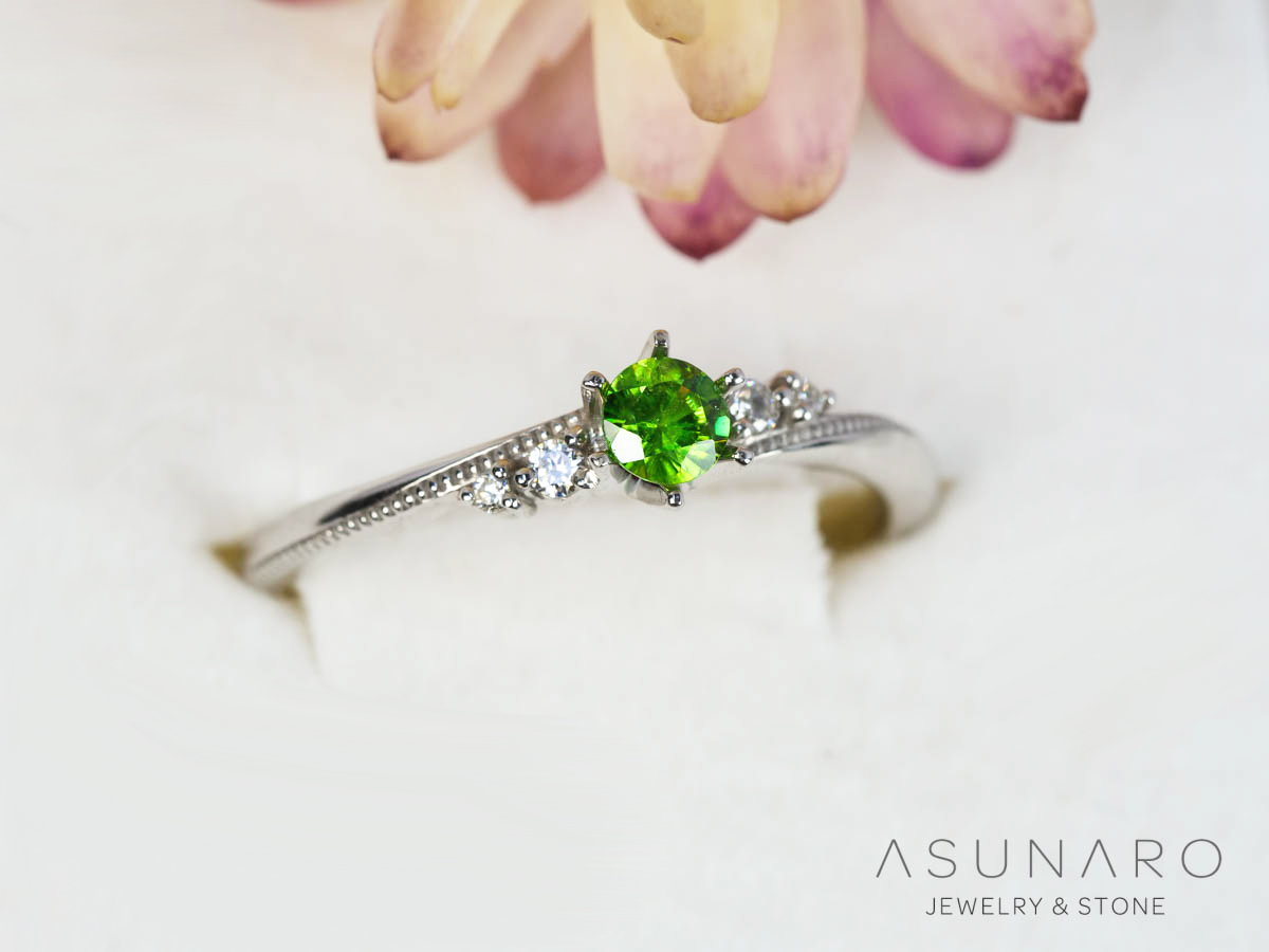 【お仕立て用】空枠番号：ASU-30　リング枠【オーダージュエリー用】