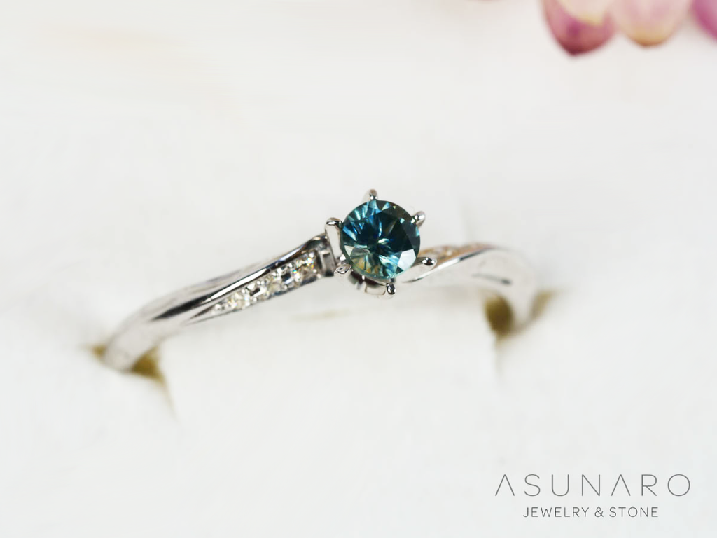 【お仕立て用】空枠番号：ASU-24　リング枠【オーダージュエリー用】