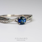 【お仕立て用】空枠番号：4948C　リング枠【オーダージュエリー用】