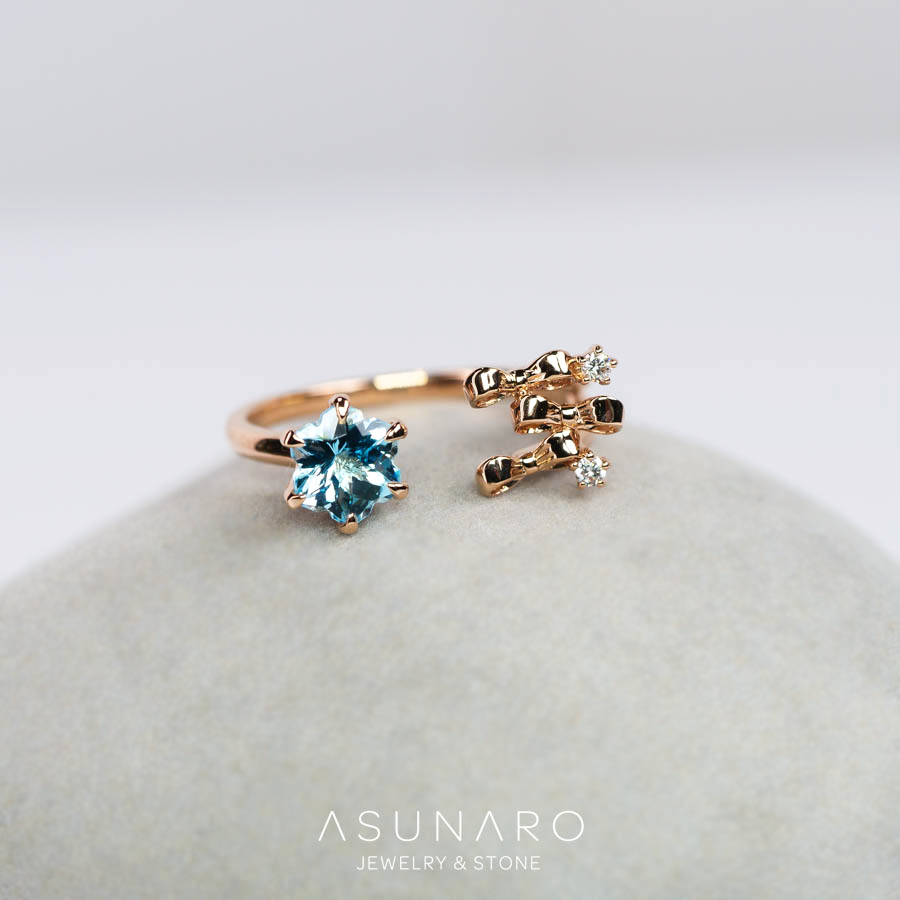 【お仕立て用】空枠番号：S262A　リング枠　フォークリング【オーダージュエリー用】hpv