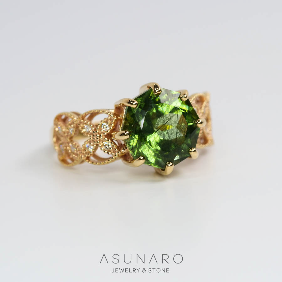 【お仕立て用】空枠番号：3512C　リング枠【オーダージュエリー用】