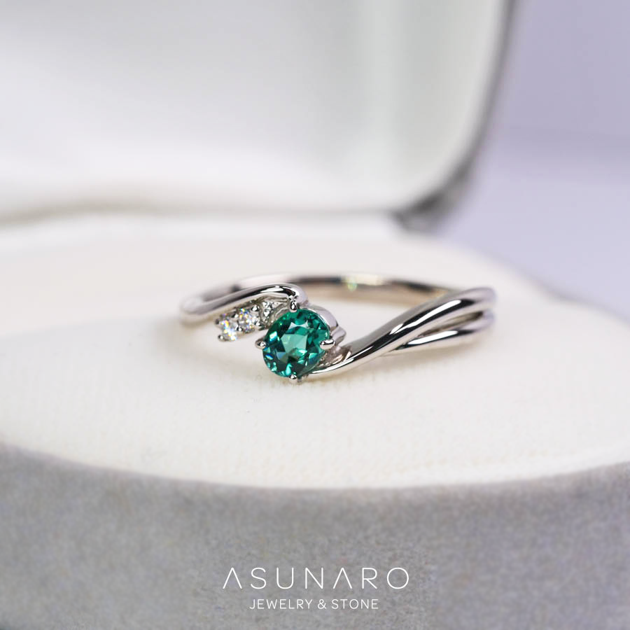 【お仕立て用】空枠番号：4135C　リング枠【オーダージュエリー用】