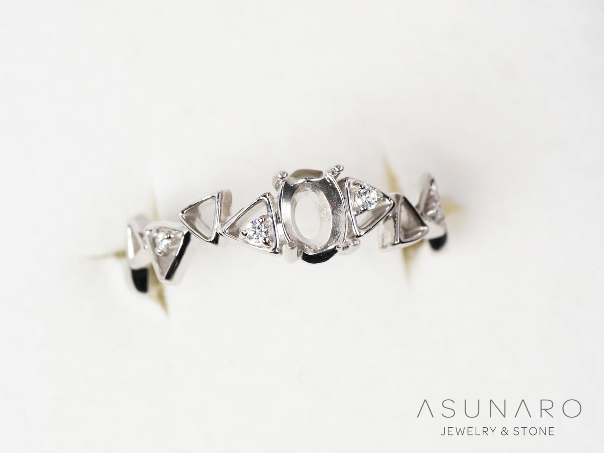 【お仕立て用】空枠番号：6210C　リング枠【オーダージュエリー用】)