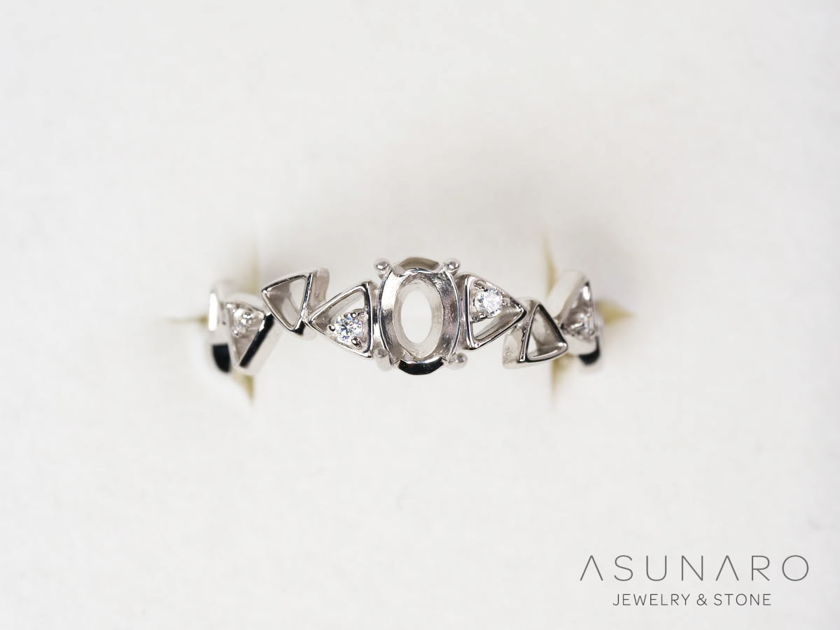 【お仕立て用】空枠番号：6210C　リング枠【オーダージュエリー用】)