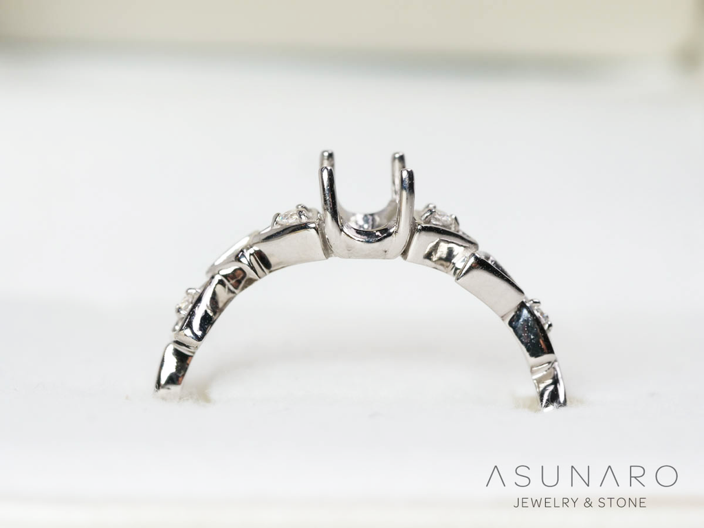 【お仕立て用】空枠番号：6210C　リング枠【オーダージュエリー用】)