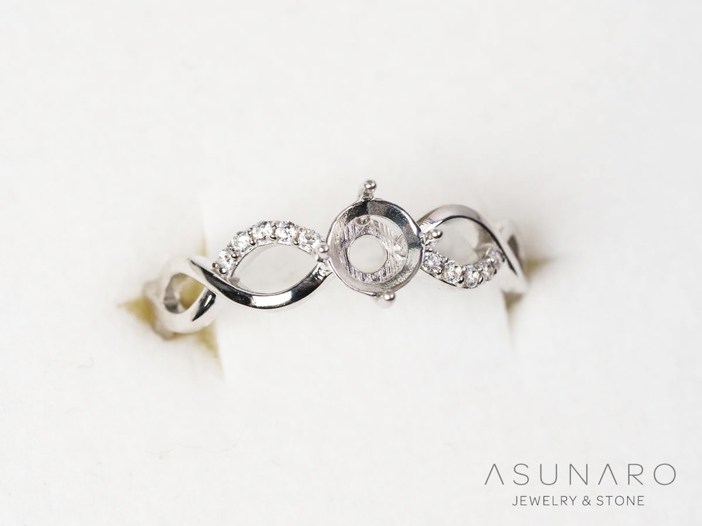 【お仕立て用】空枠番号：5083C　リング枠【オーダージュエリー用】