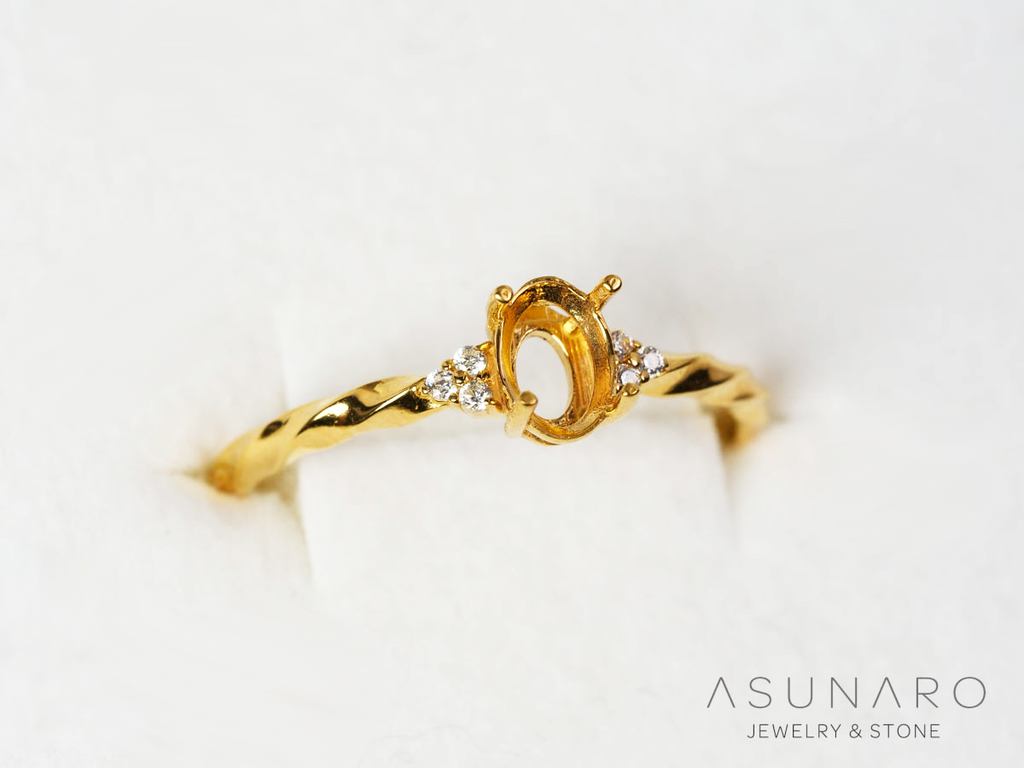 【お仕立て用】空枠番号：5067C　リング枠【オーダージュエリー用】