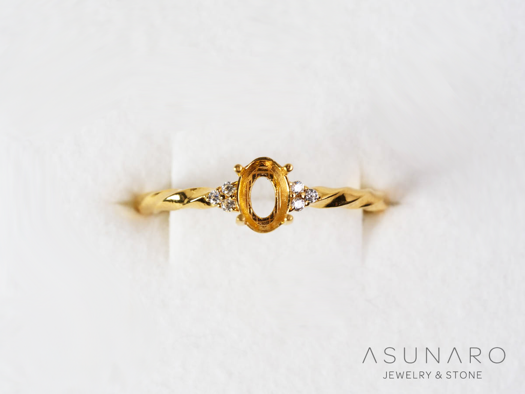 【お仕立て用】空枠番号：5067C　リング枠【オーダージュエリー用】