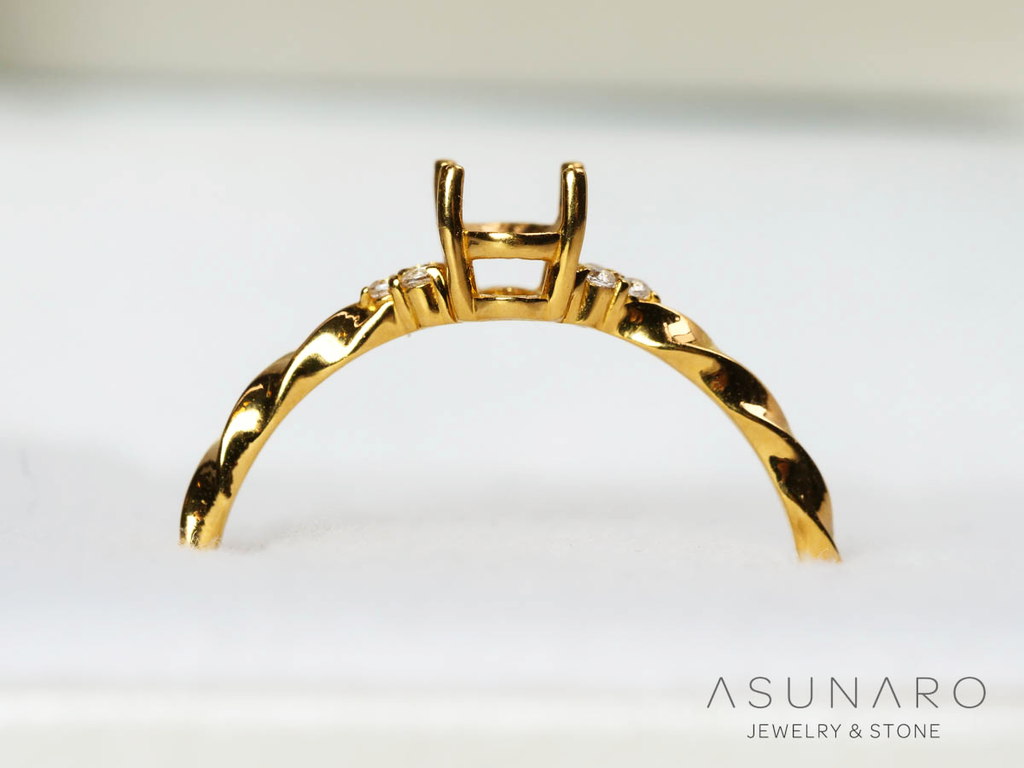 【お仕立て用】空枠番号：5067C　リング枠【オーダージュエリー用】