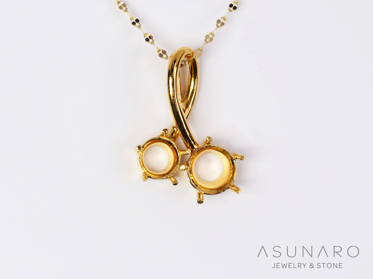 【お仕立て用】空枠番号：5980I　ペンダントトップ枠【オーダージュエリー用】