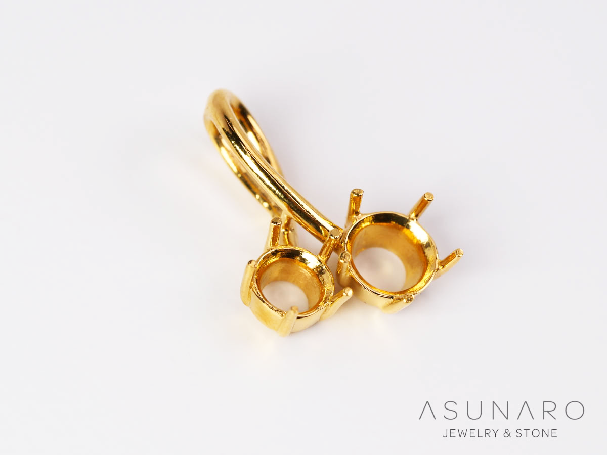 【お仕立て用】空枠番号：5980I　ペンダントトップ枠【オーダージュエリー用】