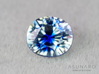 バイカラーサファイア ロータスリリーカット（オーバル）　スリランカ産　0.80ct【260130-3183】