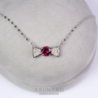 【お仕立て用】空枠番号：3071C　両吊りネックレス　ペンダントトップ枠【オーダージュエリー用】