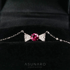 【お仕立て用】空枠番号：3071C　両吊りネックレス　ペンダントトップ枠【オーダージュエリー用】