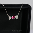 【お仕立て用】空枠番号：3071C　両吊りネックレス　ペンダントトップ枠【オーダージュエリー用】