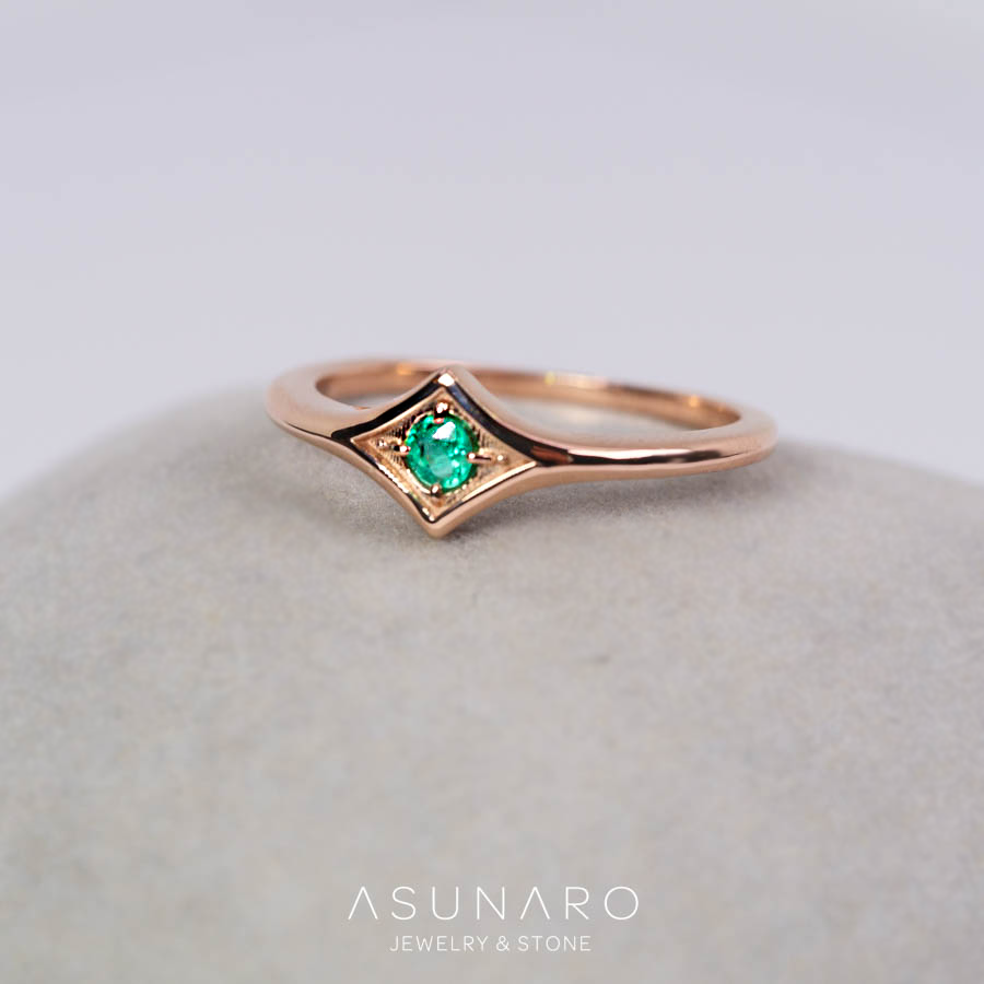 【お仕立て用】空枠番号：5505C・S208A　リング枠　ダイヤなし【オーダージュエリー用】