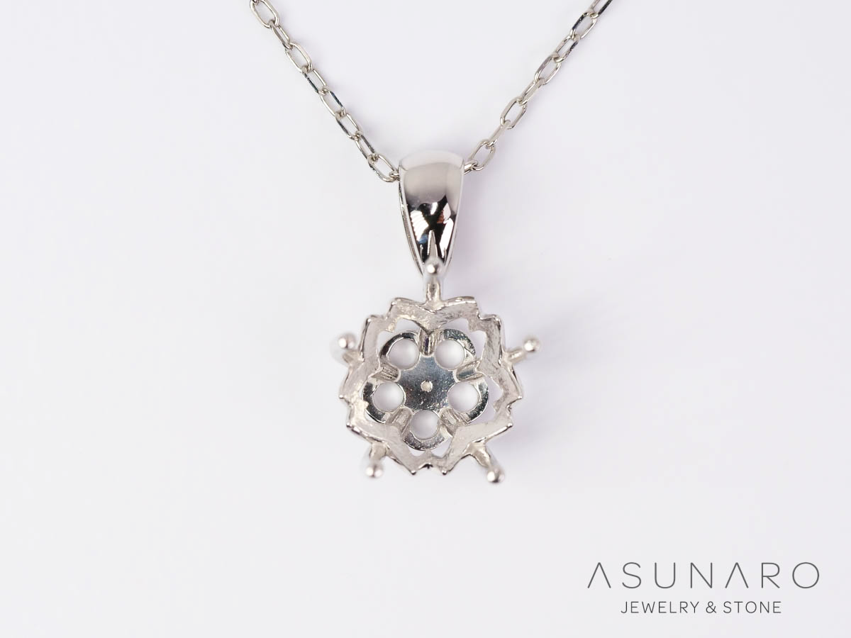 【お仕立て用】空枠番号：S312A　ペンダントトップ枠【オーダージュエリー用】