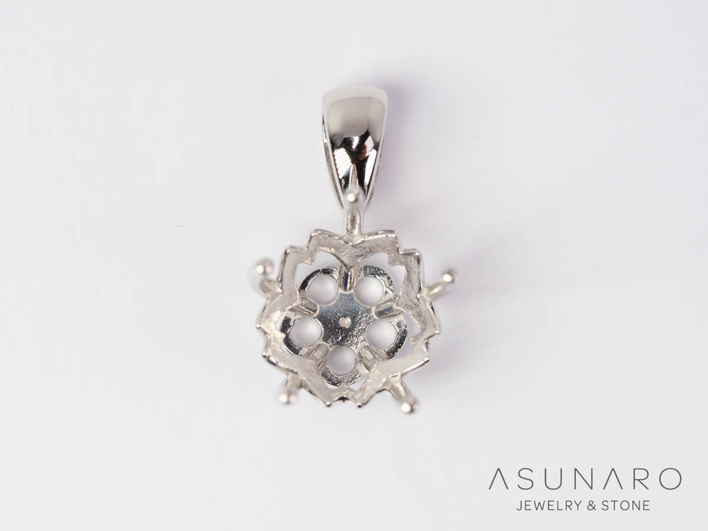 【お仕立て用】空枠番号：S312A　ペンダントトップ枠【オーダージュエリー用】