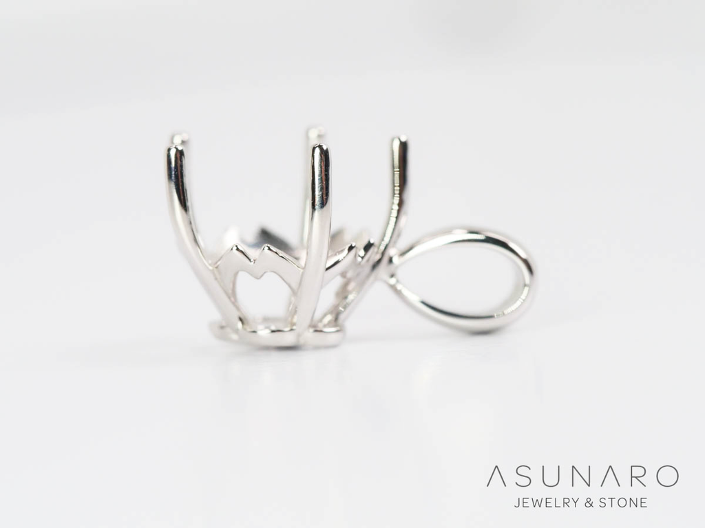 【お仕立て用】空枠番号：S312A　ペンダントトップ枠【オーダージュエリー用】