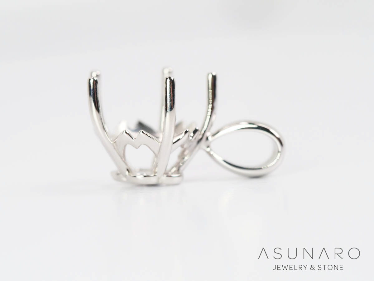 【お仕立て用】空枠番号：S312A　ペンダントトップ枠【オーダージュエリー用】