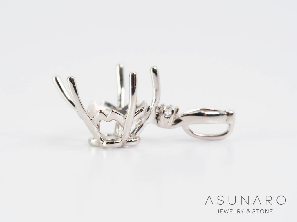 【お仕立て用】空枠番号：S311A　ペンダントトップ枠【オーダージュエリー用】