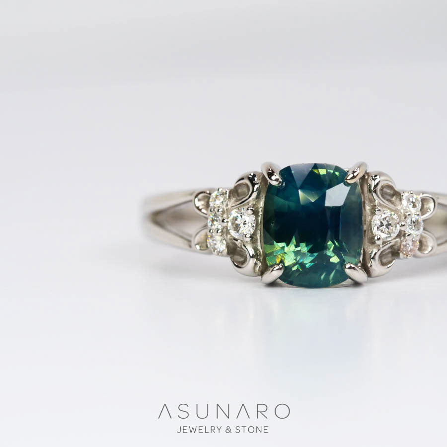 【お仕立て用】空枠番号：4608C  リング枠【オーダージュエリー用】