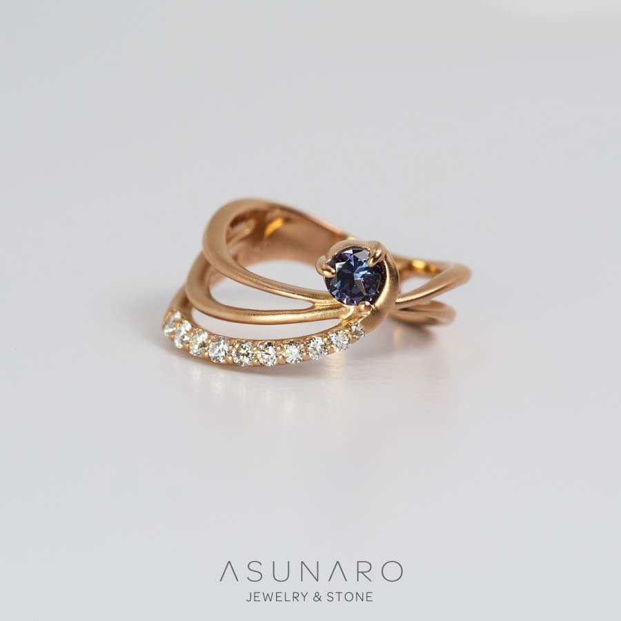 【お仕立て用】空枠番号：5989I　リング枠【オーダージュエリー用】