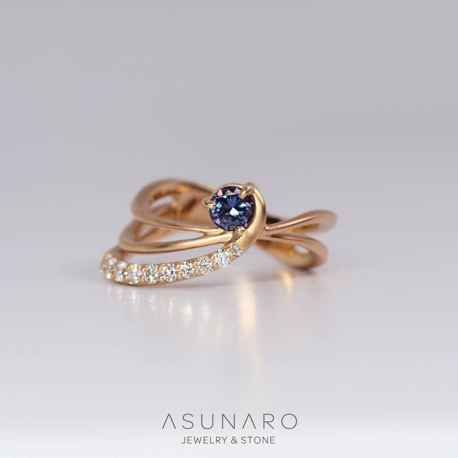 【お仕立て用】空枠番号：5989I　リング枠【オーダージュエリー用】