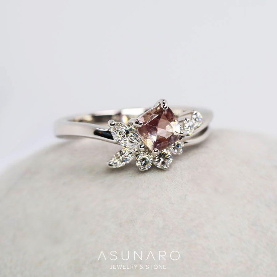 【お仕立て用】空枠番号：3387C　リング枠【オーダージュエリー用】