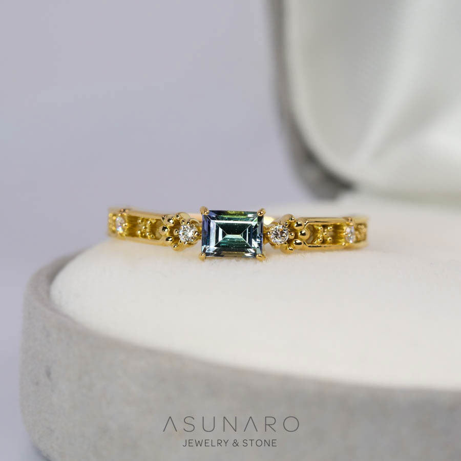 【お仕立て用】空枠番号：S90A　リング枠【オーダージュエリー用】