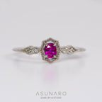 【お仕立て用】空枠番号：5561C・S317A　リング枠【オーダージュエリー用】