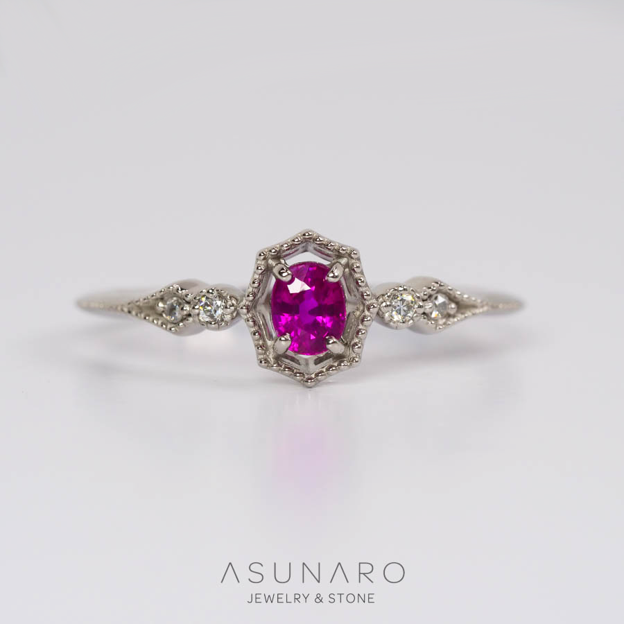 【お仕立て用】空枠番号：5561C・S317A　リング枠【オーダージュエリー用】