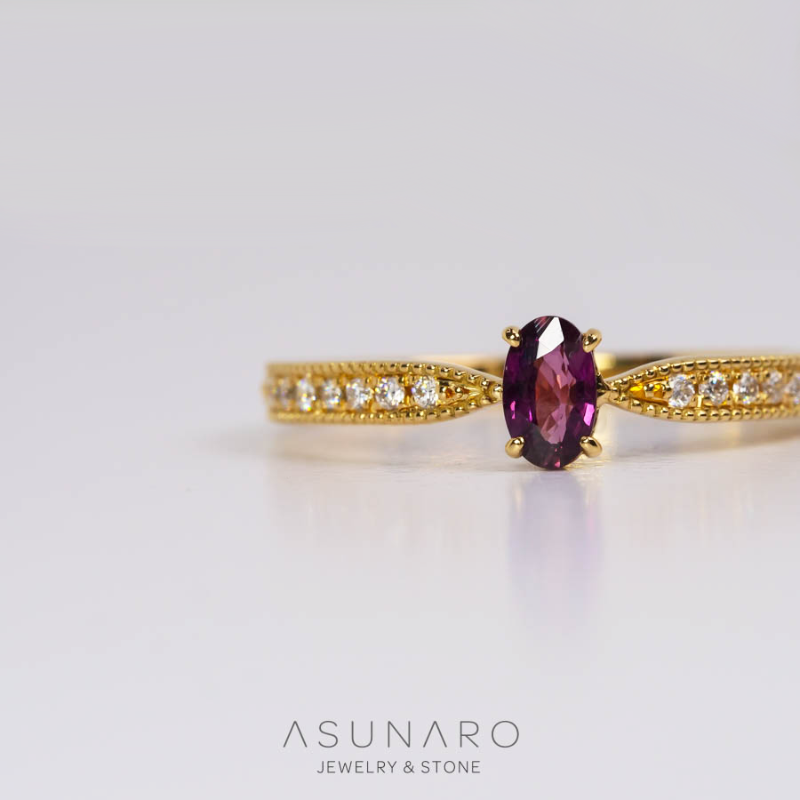 【お仕立て用】空枠番号：3821C　リング枠【オーダージュエリー用】