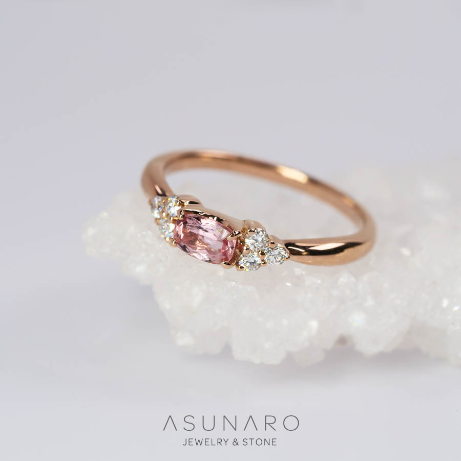 【お仕立て用】空枠番号：5457I　リング枠【オーダージュエリー用】