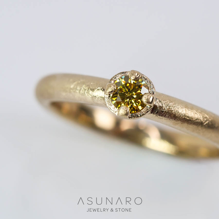 【お仕立て用】空枠番号：ASU-22　ダイヤなし　リング枠【オーダージュエリー用】